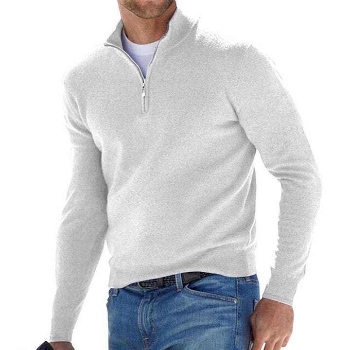 Herren Pullover mit Halbem Reißverschluss - Modern und Funktional