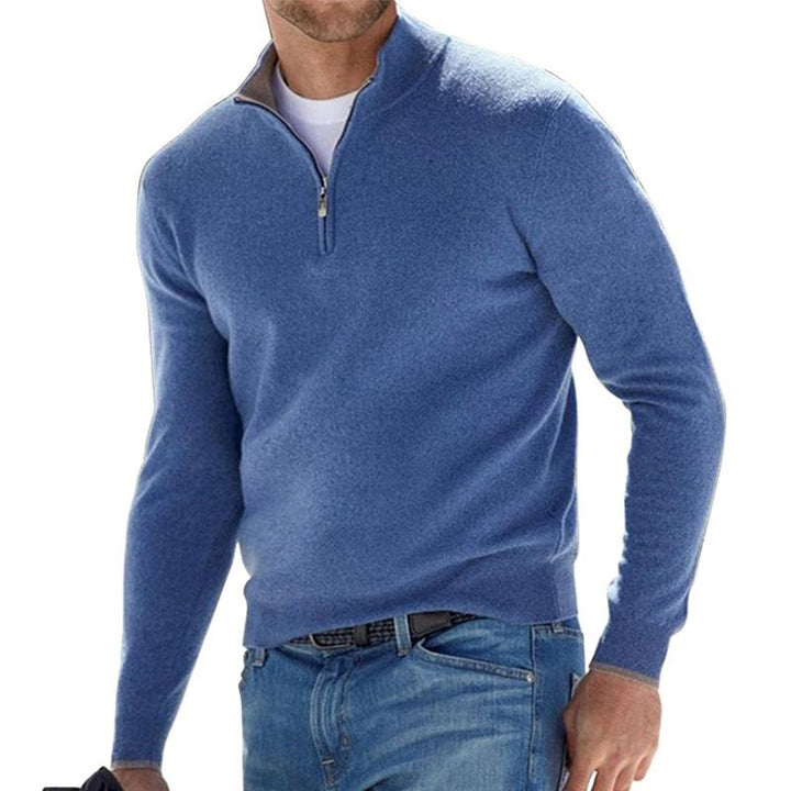Herren Pullover mit Halbem Reißverschluss - Modern und Funktional