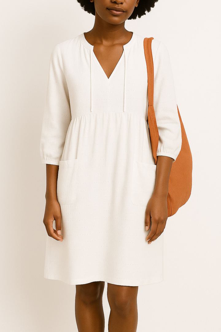 Variant image for Damen Hemdkleid Blau Größe M Leinen-13