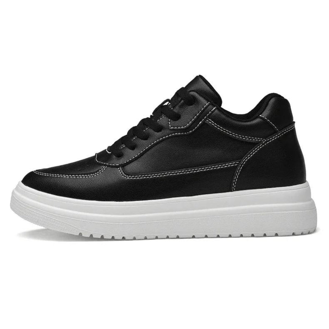 Herren Schuhe Casual Leder Bequeme Passform Erhöhter Absatz 6-10 cm 0