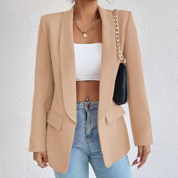 Damen Blazer Schwarz Größe M Polyester Tailliert-5