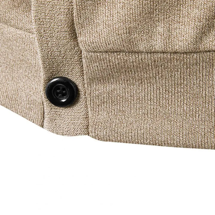 Strickjacke Herren V-Ausschnitt Elegante Lounge-Weste für Herbst und Winter 3