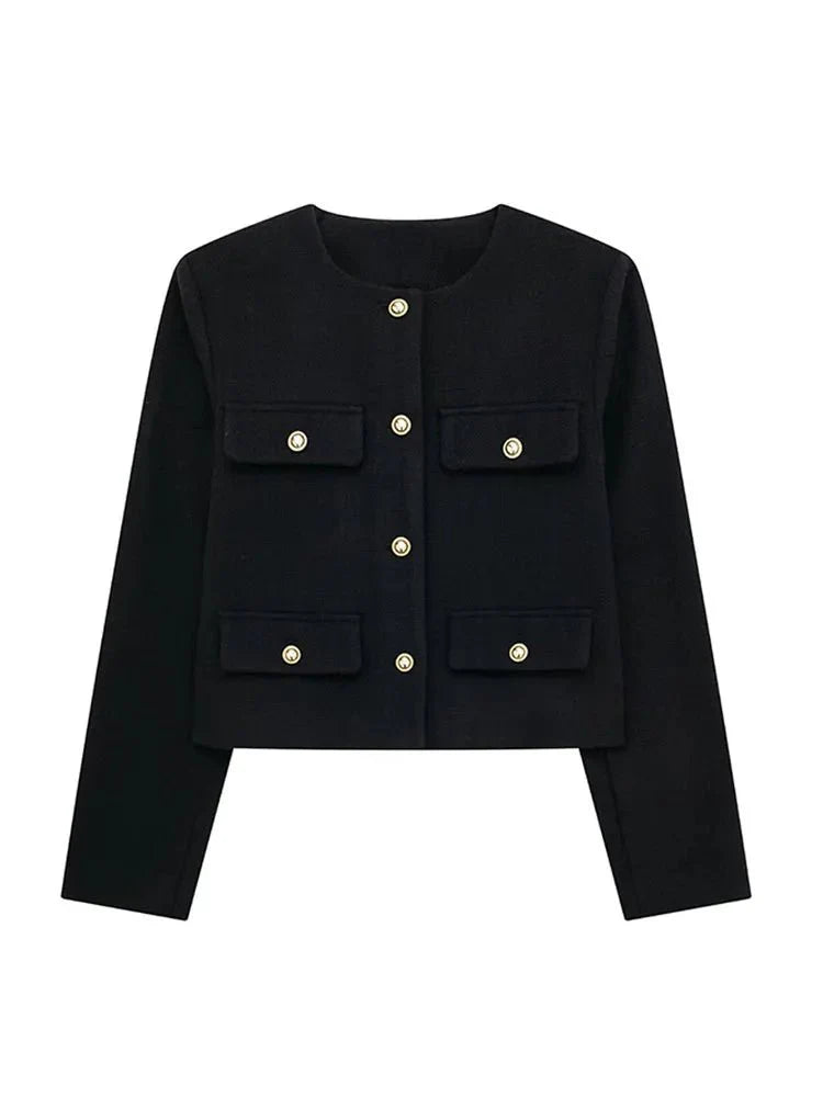 Variant image for Damen Blazer Grau Größe M Tweed Tailliert-21