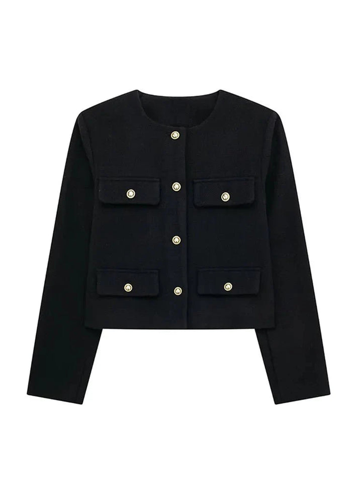 Variant image for Damen Blazer Grau Größe M Tweed Tailliert-21