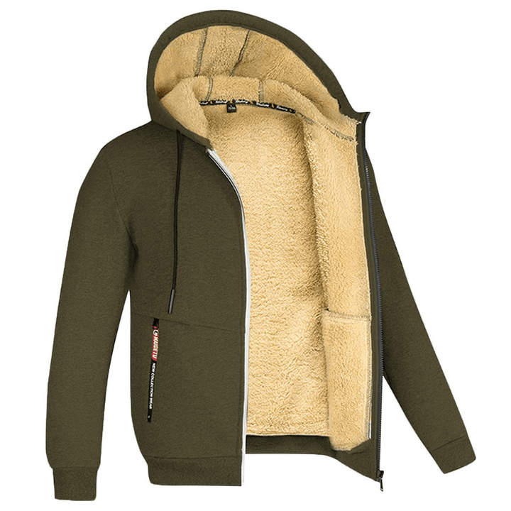 Variant image for Herren Hoodie Grau Größe M Gefüttert Baumwolle-13