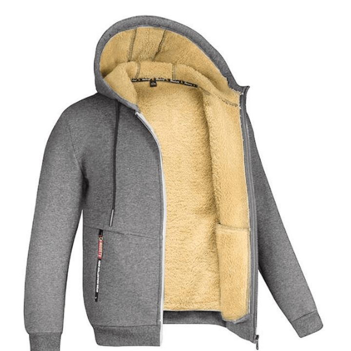 Variant image for Herren Hoodie Grau Größe M Gefüttert Baumwolle-37