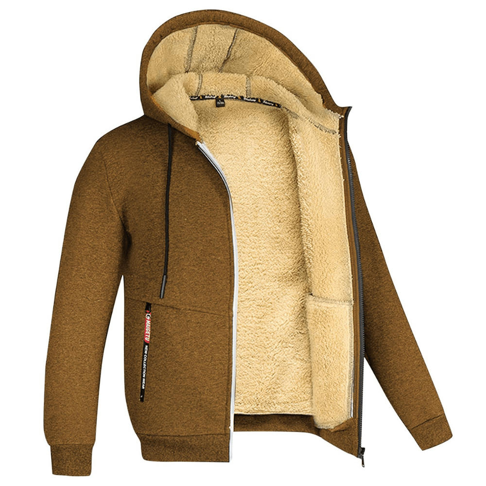 Variant image for Herren Hoodie Grau Größe M Gefüttert Baumwolle-49
