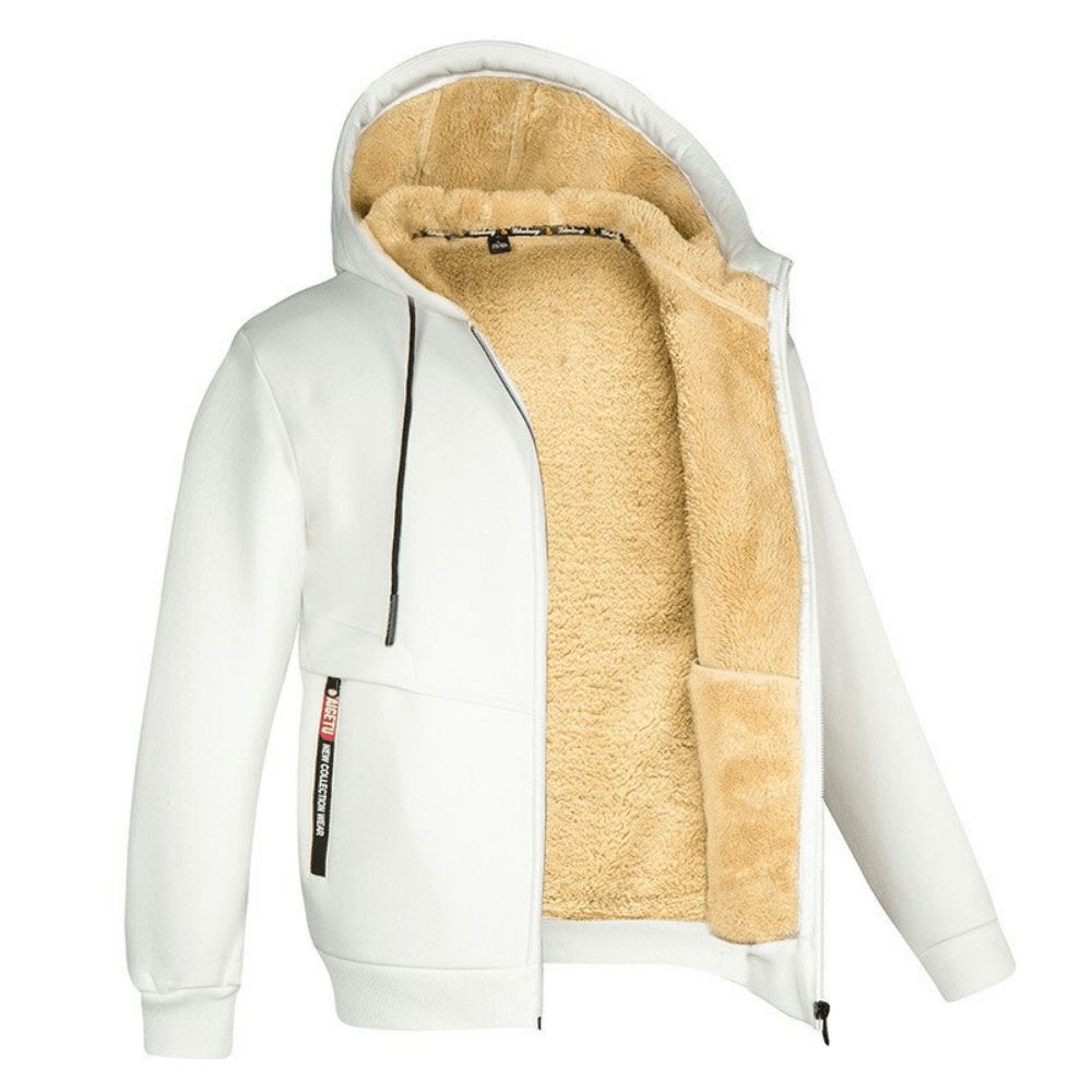 Variant image for Herren Hoodie Grau Größe M Gefüttert Baumwolle-7