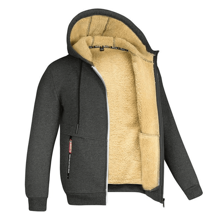 Variant image for Herren Hoodie Grau Größe M Gefüttert Baumwolle-47