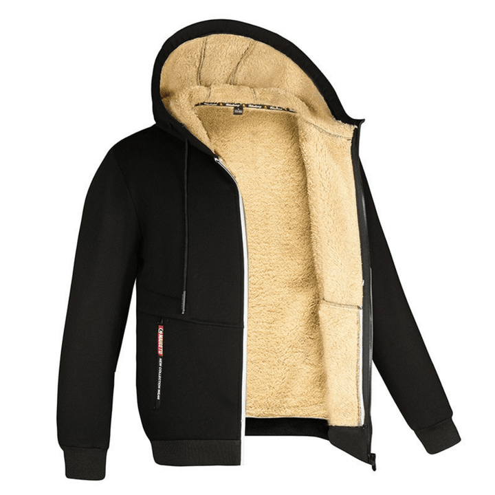 Variant image for Herren Hoodie Grau Größe M Gefüttert Baumwolle-1