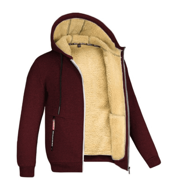 Variant image for Herren Hoodie Grau Größe M Gefüttert Baumwolle-19