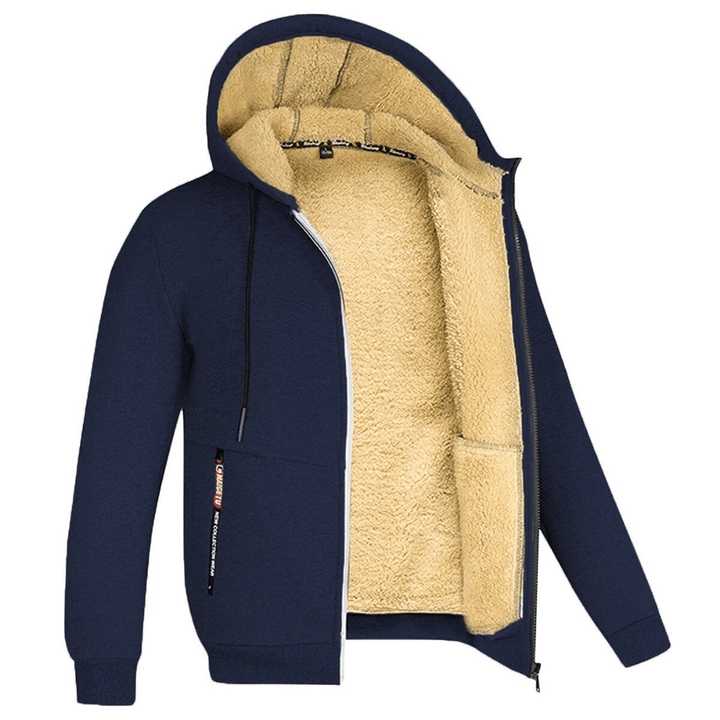 Variant image for Herren Hoodie Grau Größe M Gefüttert Baumwolle-31