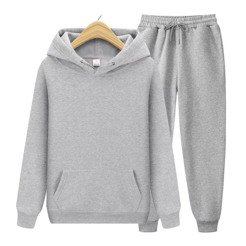 Variant image for Unisex Hoodie Set Grau Größe M Baumwolle-13