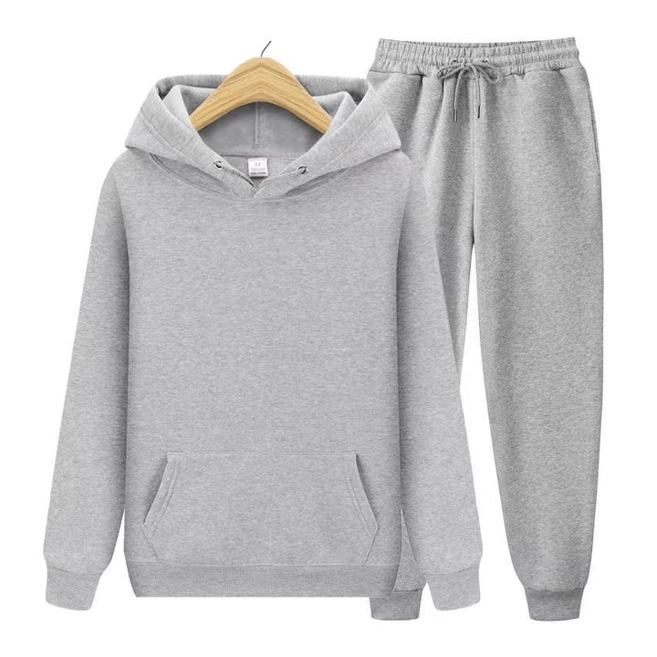 Variant image for Unisex Hoodie Set Grau Größe M Baumwolle-13