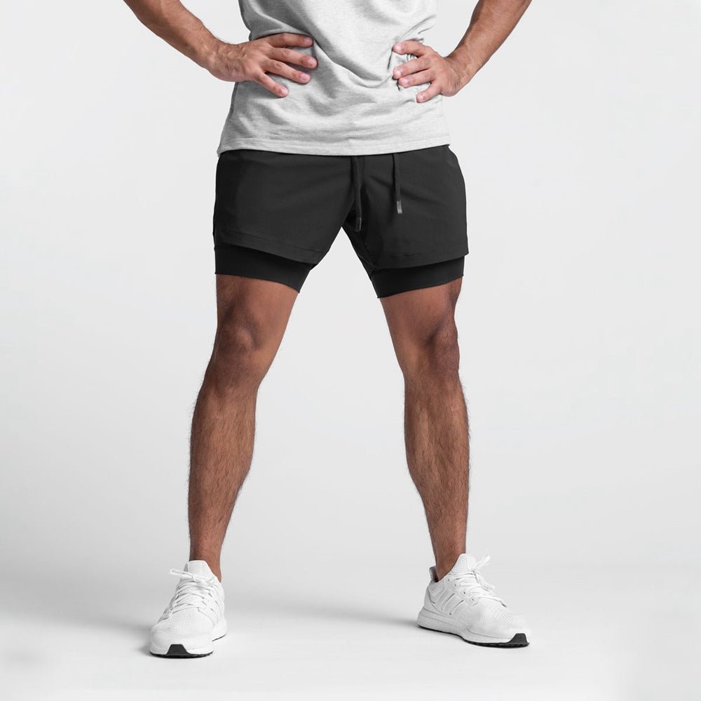 Variant image for Herren Fitness-Shorts Schwarz Größe M Polyester-16