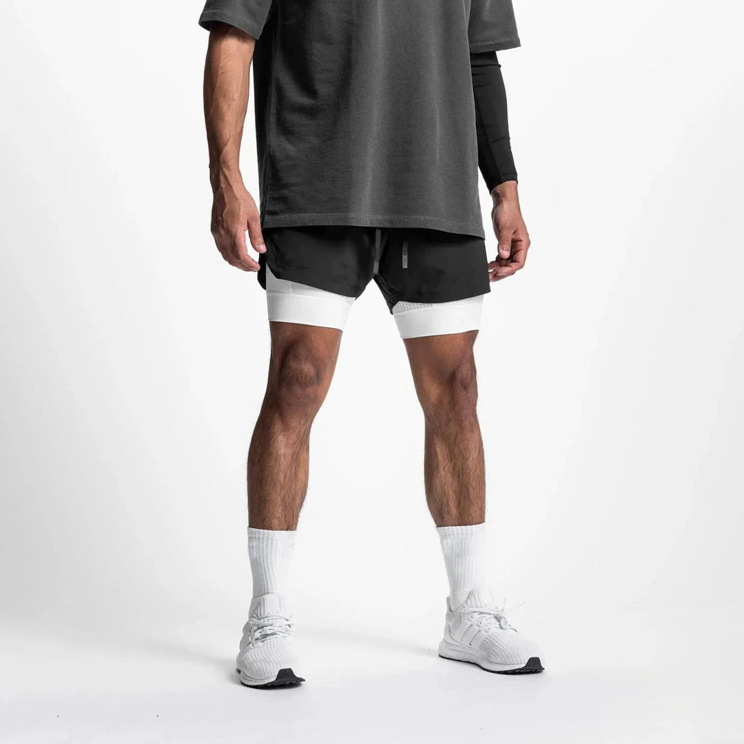 Variant image for Herren Fitness-Shorts Schwarz Größe M Polyester-11